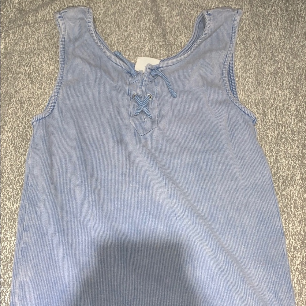 Zara blue comfy top